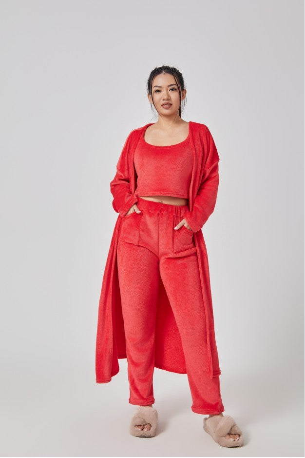 3-Piece Cozy Pajama Lounge Set for Women