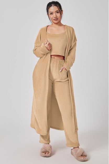 3-Piece Cozy Pajama Lounge Set for Women