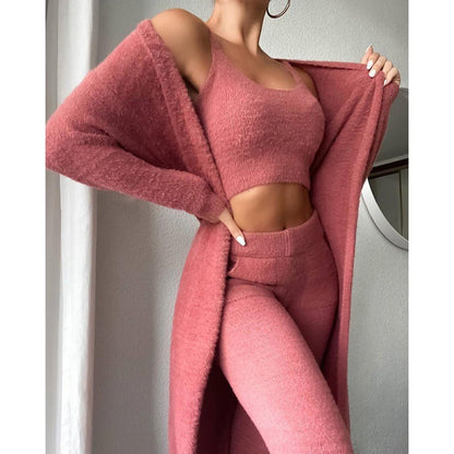 3-Piece Cozy Pajama Lounge Set for Women